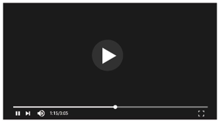 video player placeholder